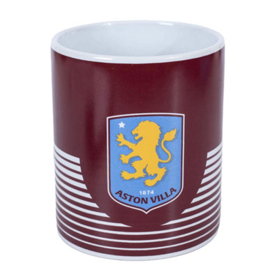 Aston Villa Fc Unisex Burgundy Line Mug In - Image 4