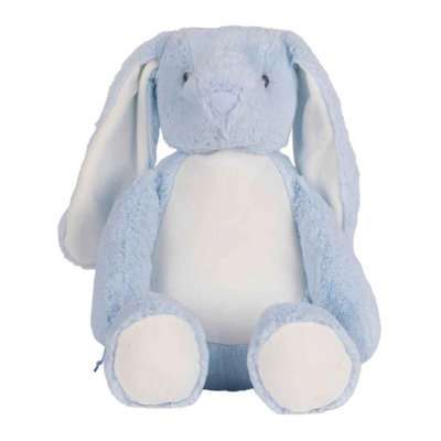 Mumbles Zippie Bunny Plush Toy Blue (One Size) from B&Q