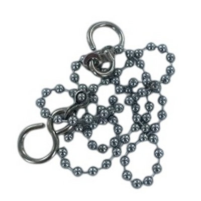 Securplumb Chrome Plated Bath Ball Chain Silver (One Size) from B&Q