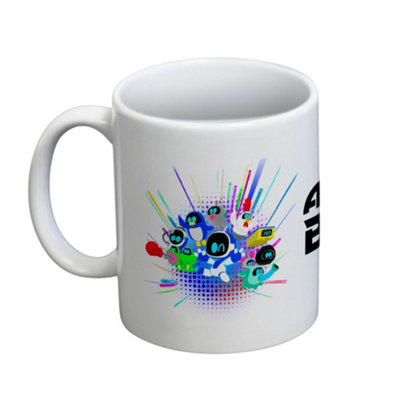 Astro Bot Group Mug White (One Size) from B&Q