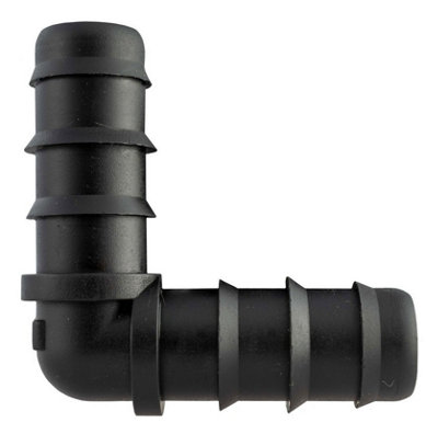 B2C 13mm Automatic Watering Hozelock Compatible Pipe & Connectors Garden Irrigation Barb Elbow Pack Of 1 from B&Q