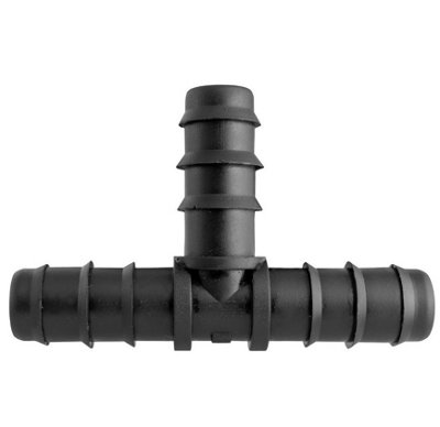 B2C 13mm Automatic Watering Hozelock Compatible Pipe & Connectors Garden Irrigation Barb Tee Pack Of 1 from B&Q