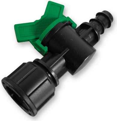B2C 13mm Automatic Watering Hozelock Compatible Pipe & Connectors Garden Irrigation Barb Valve1/2" Bspf Pack Of 1 from B&Q