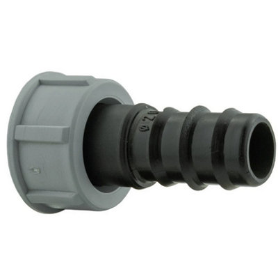 B2C 20mm Pipe Straight Joiner 3/4 Bspf Thread Water Connector For Irrigation System from B&Q
