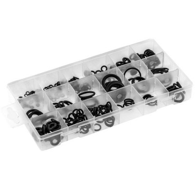 B2C 225Pc O-Ring Assortment Kit Metric Rubber Seals For Automotive Gas Hvac Nbr from B&Q