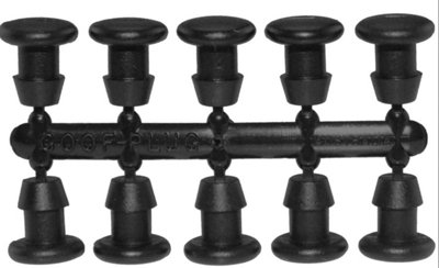 B2C 4mm Micro Irrigation Fitting Antelco Pipe Barbed Garden Watering Connector Valve  4mm Goof Plug from B&Q