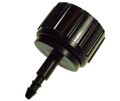 B2C 4mm Micro Irrigation Fitting Antelco Pipe Barbed Garden Watering Connector Valve  4mm Tap Connector Bspf 3/4"4mm 2 Pack from B&Q