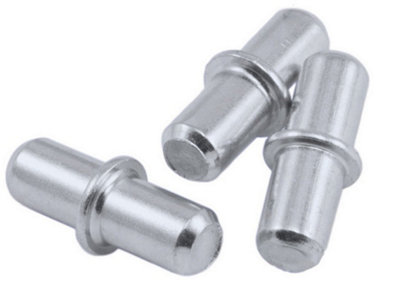 B2C 5mm Shelf Supports Plug In Pin Steel Pegs Kitchen Cabinet Cupboard Shelf Ikea 12 Pins from B&Q