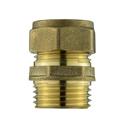 B2C Brass Water Pipe 15mm 22mm 28mm To Garden Hose Connector With Butterfly Valve 15mm Pipe To Standard Click Lock from B&Q