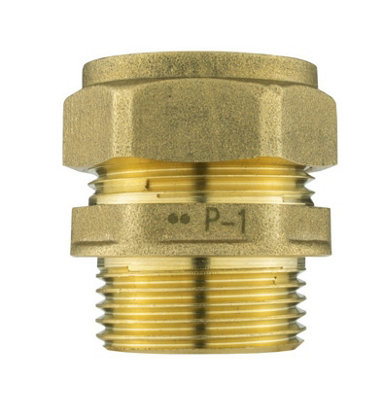 B2C Brass Water Pipe 15mm 22mm 28mm To Garden Hose Connector With Butterfly Valve 22mm Pipe To Standard Click Lock from B&Q
