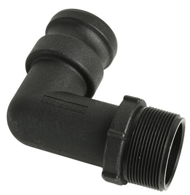 B2C Camlock Type F 2" Elbow Cam Coupling Fitting Ibc Tank Hose Tail 90 Degree from B&Q