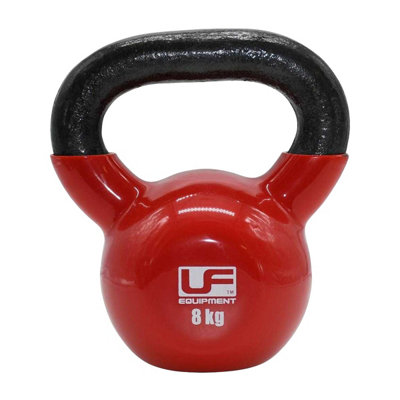 Urban Fitness Equipment Cast Iron Kettle Bell Red (8Kg) from B&Q