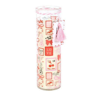 Something Different Rose Stamp Valentine Tube Candle - Image 4