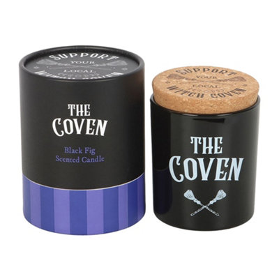 Something Different The Coven Fig Gl Scented Candle White/black (One Size) from B&Q