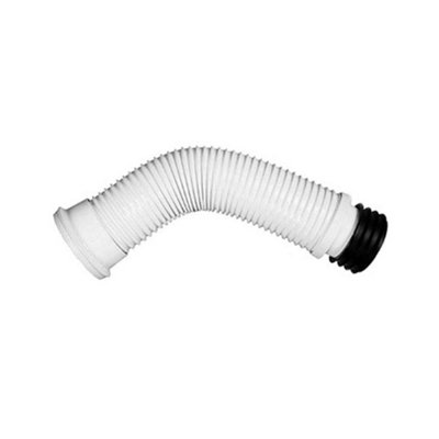 Oracstar Flexible Toilet Pan Connector White (One Size) from B&Q