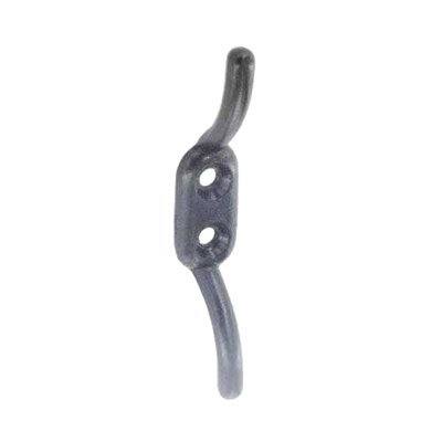 Securit Plain Cleat Hook Black (110mm) from B&Q