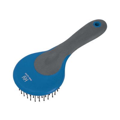 Hyshine Active Groom Mane & Tail Brush Aegean Green (One Size) from B&Q