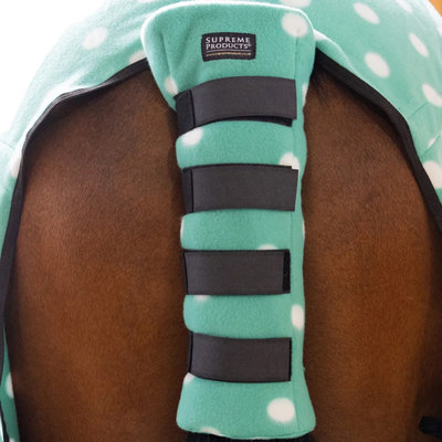 Supreme Products Fleece Dotted Horse Tail Guard Green (Pony) from B&Q