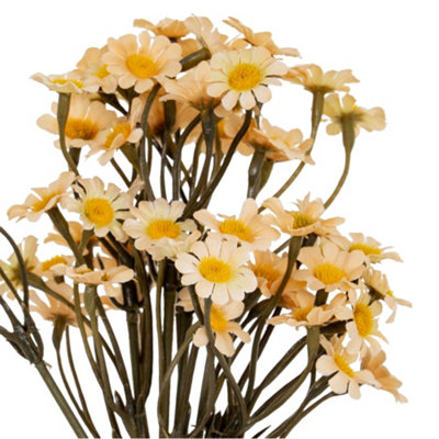 B&Q -  Daisy Artificial Flower Cream (One Size)