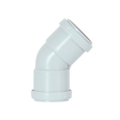 Davant Pipe Bend White (40mm) Quality Product from B&Q