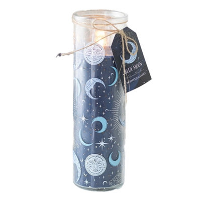 Something Different Blue Moon Fig And Vanilla Tube Candle Blue/transparent (One Size) from B&Q