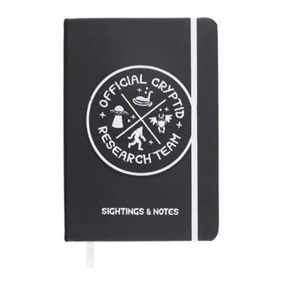 - Something Different Cryptid Research Team A5 Notebook Black (One Size)