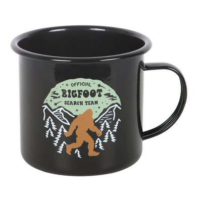  - Something Different Bigfoot Search Team Enamel 450Ml Mug Black (One Size)