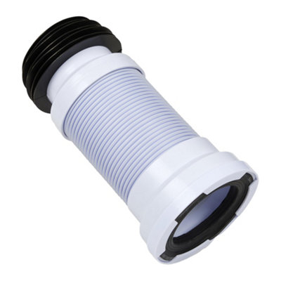 Securplumb Flexible Toilet Pan Connector White/black (300mm600mm) from B&Q