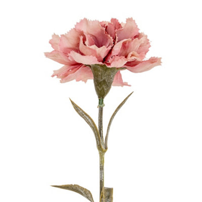 B&Q -  Carnation Artificial Flower Pink (One Size)