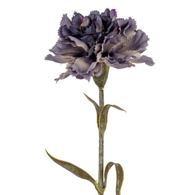 B&Q -  Carnation Artificial Flower Purple (One Size)