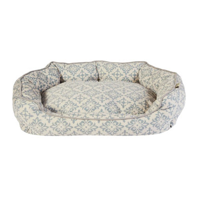 Dream Paws Scalloped Dog Bed Grey (Xl) from B&Q