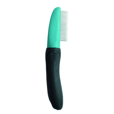  - M-Pets Hairdo Dog Comb Black/blue (One Size)