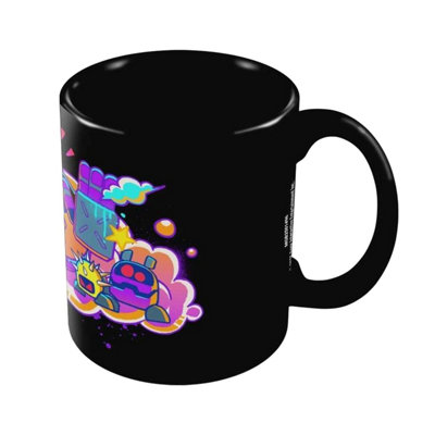 Astro Bot Graffiti 325Ml Mug Black/multicoloured (One Size) from B&Q