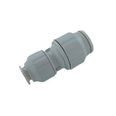 Securplumb Straight Connector White (22mm) from B&Q