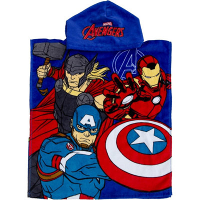 Marvel Avengers Unisex Multi Lets Go Hooded Towel - Image 3