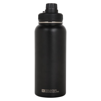 Mountain Warehouse 1L Water Bottle Black (One Size) from B&Q