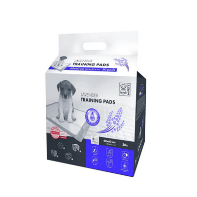 M-Pets Lavender Puppy Training Pads (Pack Of 30) White (One Size) from B&Q