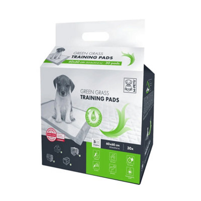 M-Pets Green Gr Puppy Training Pads (Pack Of 30) Green (One Size) from B&Q