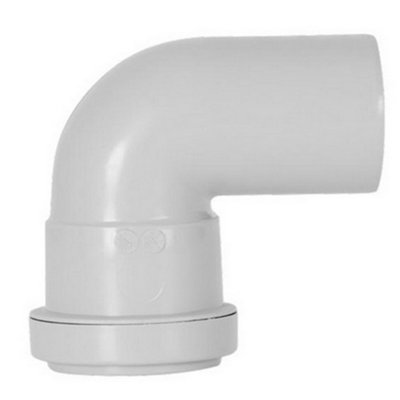 Davant Push Fit Pipe Bend Grey (32mm) from B&Q