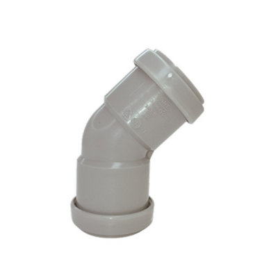 Davant Pipe Bend Grey (32mm) Quality Product from B&Q