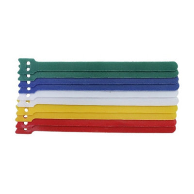 Securlec Cable Ties (Pack Of 100) Red/yellow/blue/green/black (200mm X 4.5mm) from B&Q