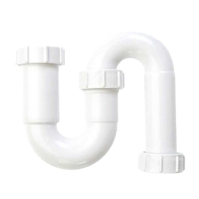 Securplumb Universal S Trap White (40mm) from B&Q