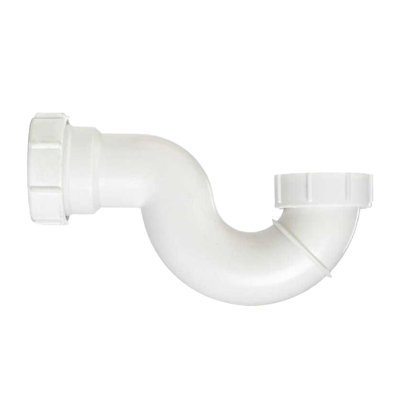 Securplumb Shallow P Trap White (40mm) from B&Q