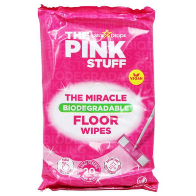 The Pink Stuff Cleaning Wipes Pink (One Size) from B&Q