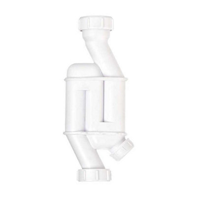 Securplumb Pvc Pedestal Trap White (One Size) from B&Q