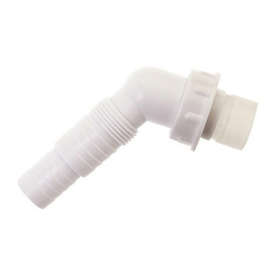 Securplumb Washing Machine Trap Nozzle White (One Size) from B&Q