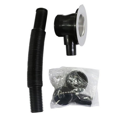 Securplumb Sink Waste Black (One Size) from B&Q