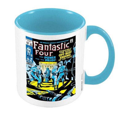  - Fantastic Four Power & Pride Two Tone Mug Blue/white/black (One Size)