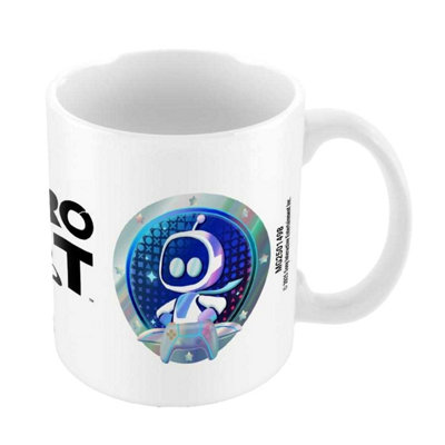 Astro Bot Icon Logo Mug White/blue/black (One Size) from B&Q