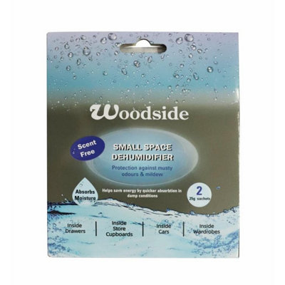 B&Q Woodside Space Dehumidifier (Pack Of 2) Multicoloured (One ) Small B&Q